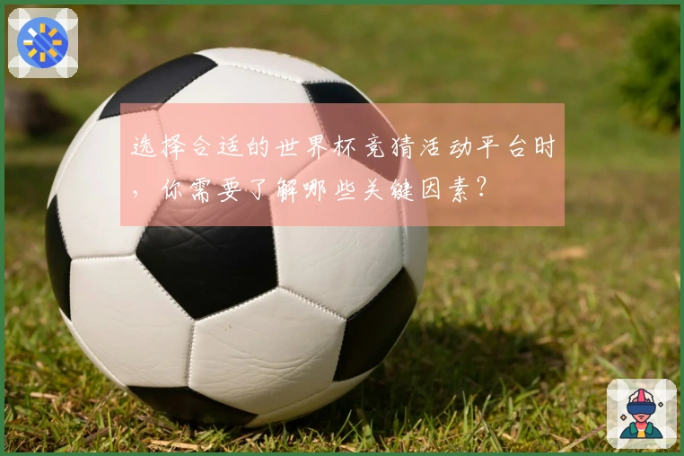 选择合适的世界杯竞猜活动平台时，你需要了解哪些关键因素？