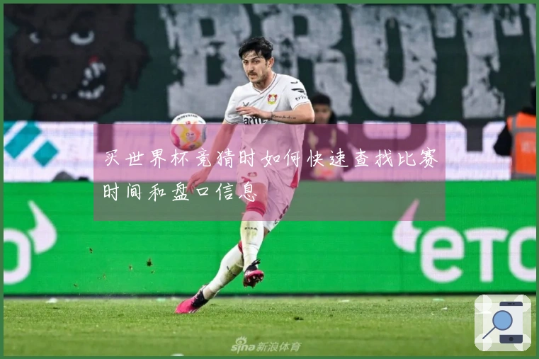 买世界杯竞猜时如何快速查找比赛时间和盘口信息