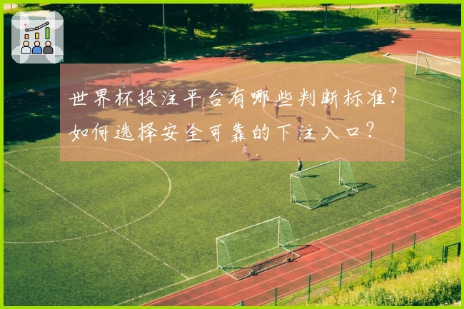 世界杯投注平台有哪些判断标准?如何选择安全可靠的下注入口?